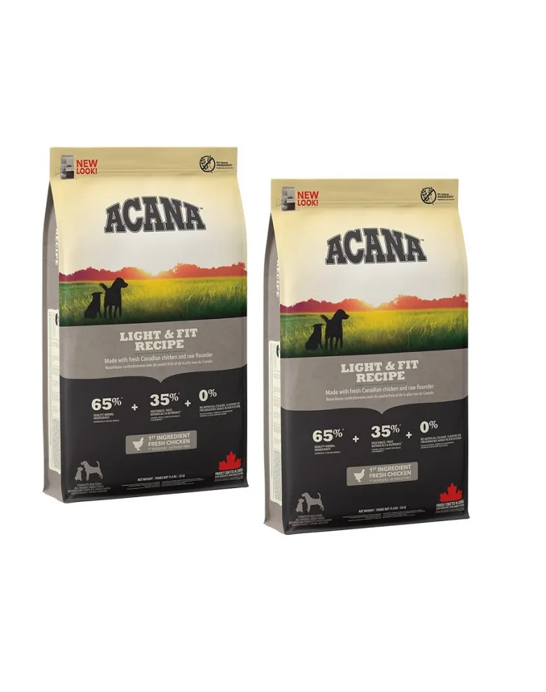 ACANA Light & Fit Dog 22.8 kg (2 x 11.4 kg)