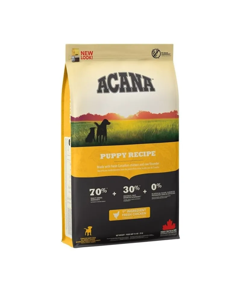 ACANA Puppy Recipe dog 22.8 kg (2 x 11.4 kg)
