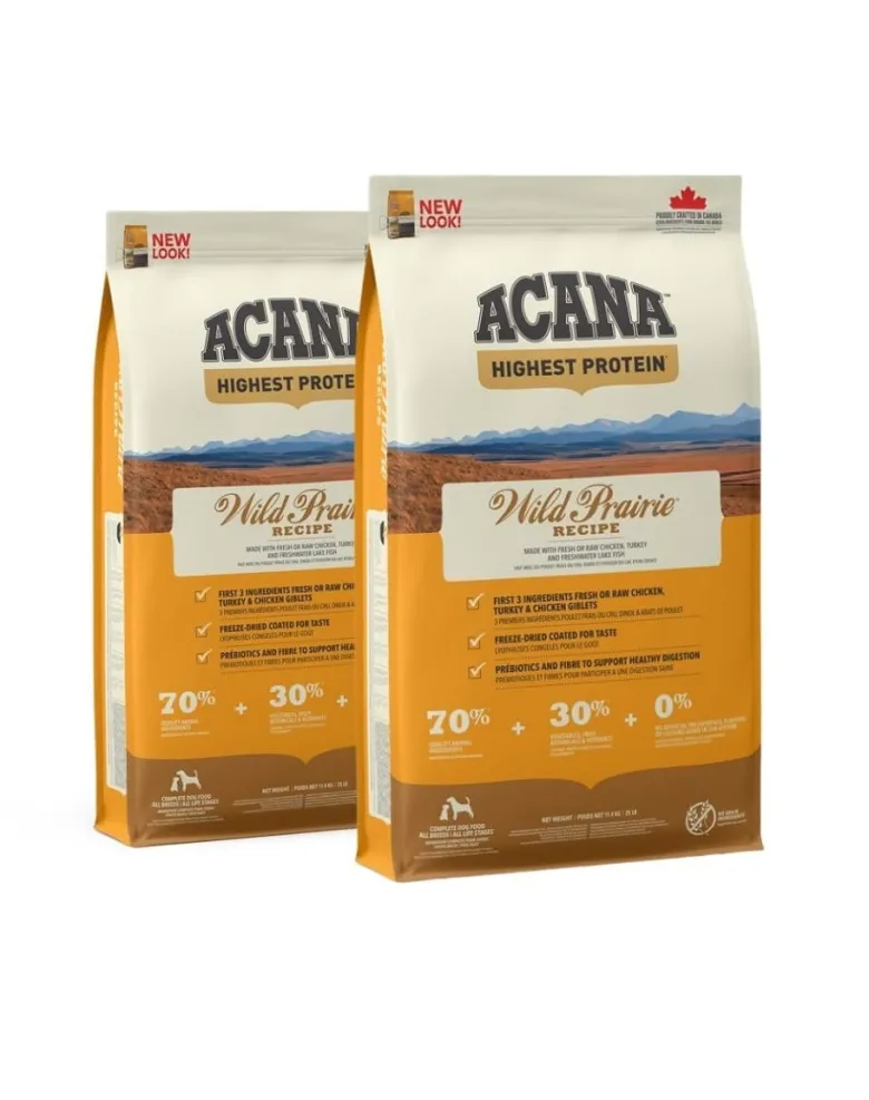 ACANA Wild Prairie Dog 22,8kg (2 x 11,4kg)