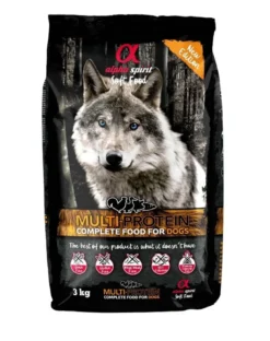 ALPHA SPIRIT Alimento completo secco-morbido per cani Multiprotein 3 kg