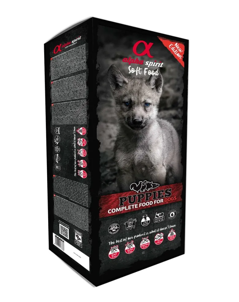 ALPHA SPIRIT Alimento secco morbido completo per cuccioli 9 kg