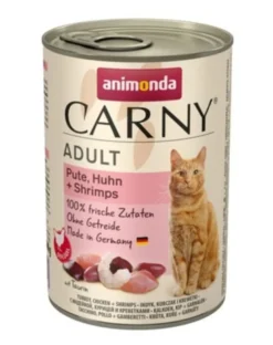 ANIMONDA Carny Adult con tacchino, pollo e gamberetti 400g