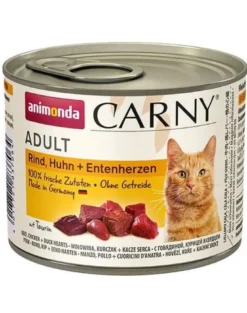 ANIMONDA Carny Adult 200 g - manzo, pollo e cuoricini d'anatra