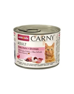 ANIMONDA Carny Adult 200 g - tacchino, pollo e gamberetti