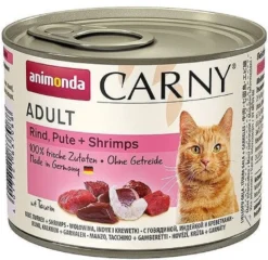 ANIMONDA Carny Adult mix manzo, tacchino e gamberetti 12 x 200g