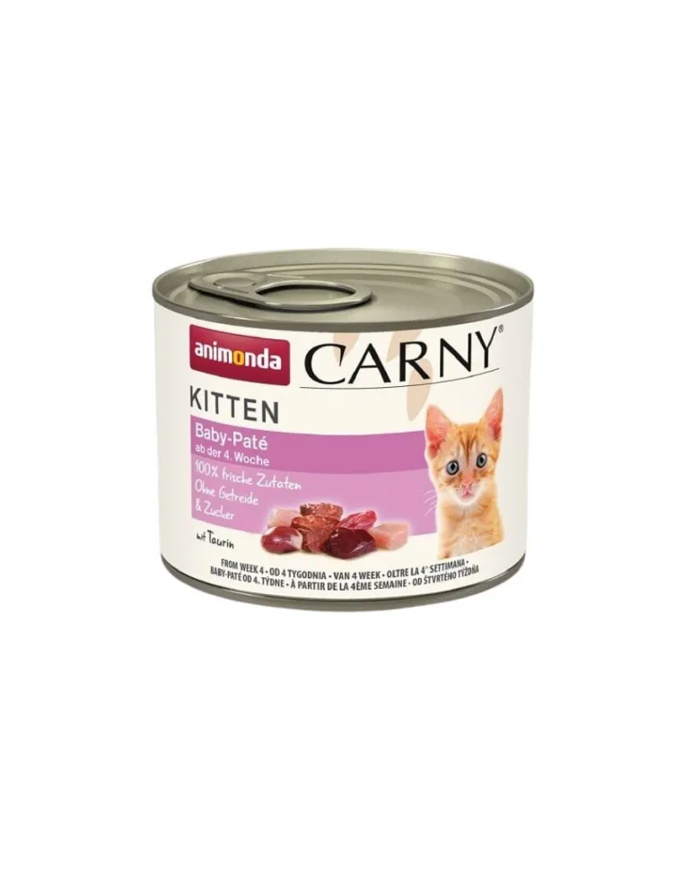 ANIMONDA Carny Kitten Baby Paté 200 g per gattini