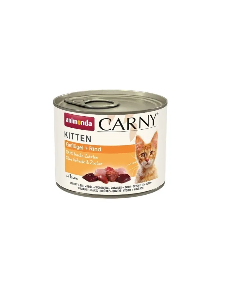 ANIMONDA Carny Kitten Poultry&Beef 200 g pollame e manzo per gattini