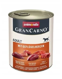 ANIMONDA GranCarno maiale con cuori di pollame 800g