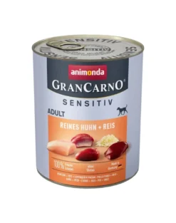 ANIMONDA GranCarno Sensitiv Pure Chicken&Rice 800 g con pollo e riso per cani adulti sensibili