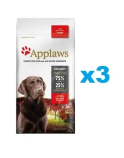 APPLAWS Adult Dog Large Breed Chicken 6 kg (3x2 kg) con pollo per cani adulti di razza grande
