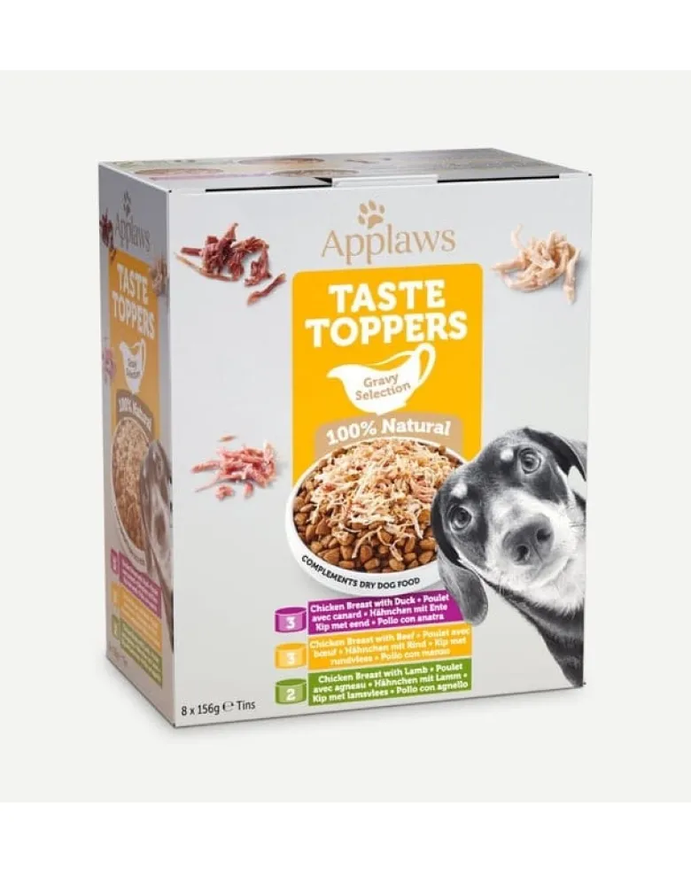 APPLAWS Applaws Dog Tin 8x156g Gravy Multipack