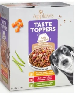 APPLAWS Applaws Dog Tin 8x156g Jelly Multipack