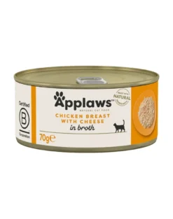 APPLAWS Cat Adult Chicken Breast with Cheese in Broth petto di pollo con formaggio in brodo 72 x 70g