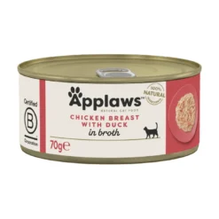 APPLAWS Cat Adult Chicken Breast with Duck in Broth petto di pollo con anatra in brodo 24 x 70g