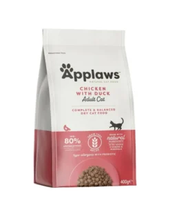 APPLAWS Cat Adult Chicken with Extra Duck 2,4 kg (6x400 g) pollo e anatra per gatti adulti