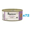 APPLAWS Cat Adult Mackerel with Sardine in Broth sgombri e sardine in brodo 72 x 70g