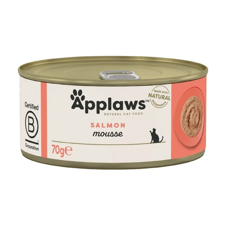 APPLAWS Cat Adult Mousse Salmon mousse con salmone 72 x 70g