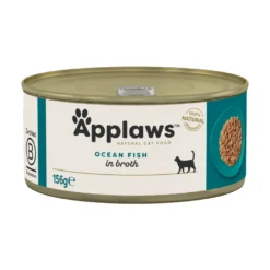 APPLAWS Cat Adult Ocean Fish in Broth pesce oceanico in brodo 6 x 156g