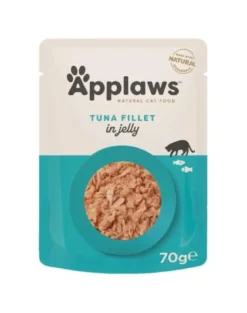 APPLAWS Cat Adult Pouch Tuna in Jelly filetto di tonno in gelatina 16 x 70g