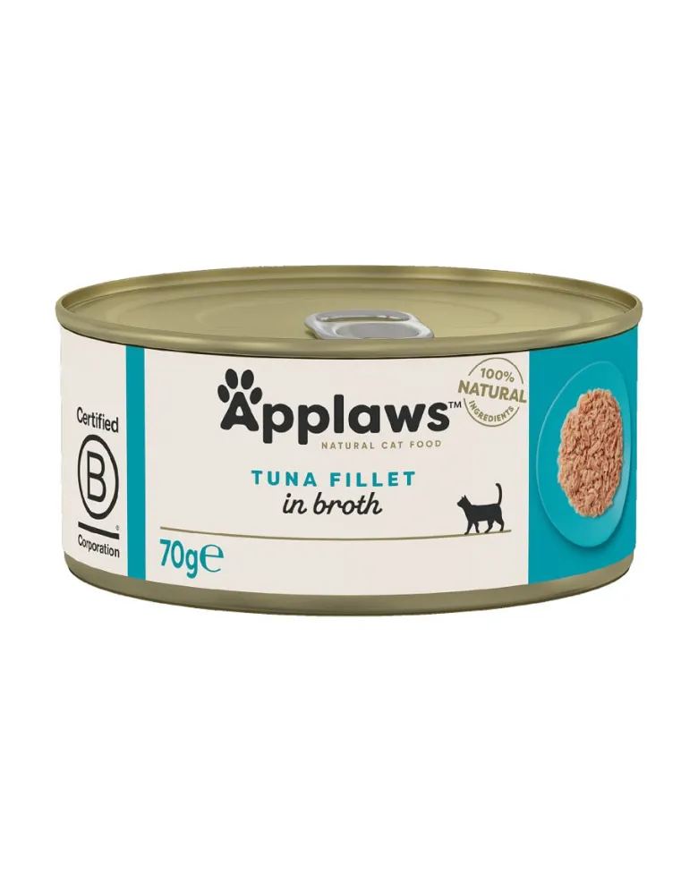 APPLAWS Cat Adult Tuna Fillet in Broth filetto di tonno in brodo 72 x 70g