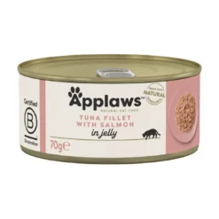 APPLAWS Cat Adult Tuna Fillet with Salmon in Jelly tonno e salmone in gelatina 6 x 70g