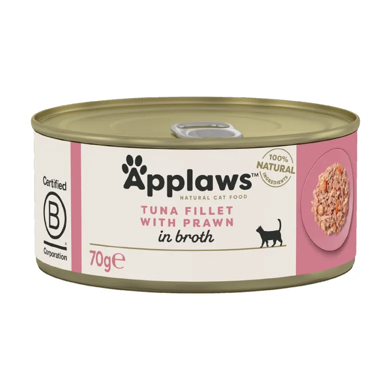 APPLAWS Cat Adult Tuna with Prawn in Broth tonno e gamberi in brodo 72 x 70g