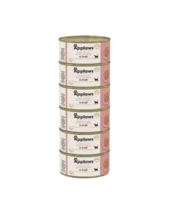 APPLAWS Cat Adult Tuna with Salmon in Broth tonno con salmone in brodo 6 x 70g