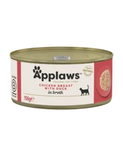 APPLAWS Cat Chicken Breast with Duck Cibo umido per gatti Pollo e anatra 156g