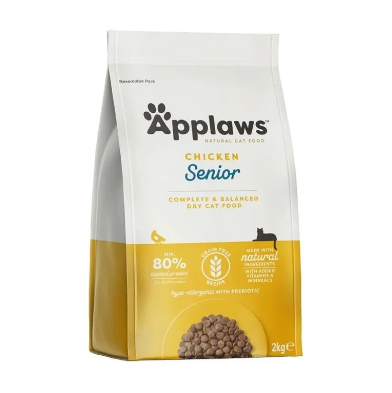 APPLAWS Cat Senior Chicken 6 kg (3x2 kg) pollo per gatti anziani