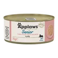 APPLAWS Cat Senior Tuna with Salmon in Jelly tonno con salmone in gelatina per anziani 72 x 70g