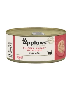 APPLAWS Cibo umido per gatti Pollo e anatra 70g