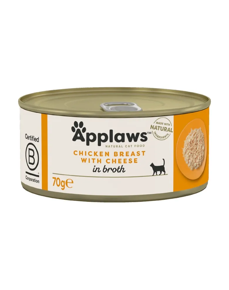 APPLAWS Cibo umido per gatti Pollo e formaggio 70g