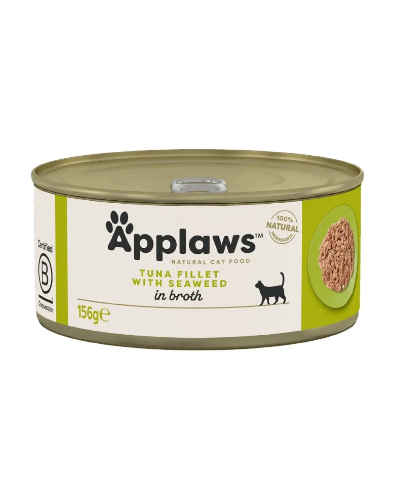 APPLAWS Cibo umido per gatti Tonno con alghe 156g