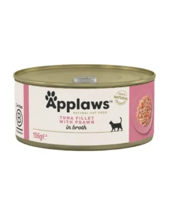 APPLAWS Cibo umido per gatti Tonno e gamberetti 156g