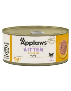 APPLAWS Kitten Cibo umido in gelatina di pollo per gattini 70g
