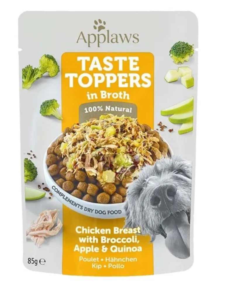 APPLAWS Taste Toppers Petto di pollo, broccoli e quinoa in brodo 85g