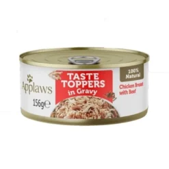 APPLAWS Taste Toppers Petto di pollo con manzo in gelatina 6 x 156g