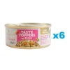 APPLAWS Taste Toppers Petto di pollo, salmone e zucca in brodo 6 x 156g