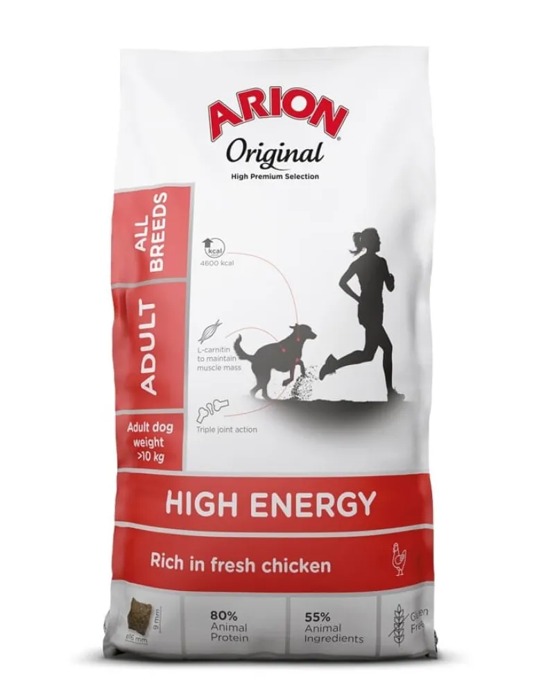 ARION Original High Energy Adult All Breeds Chicken Rice 12 kg