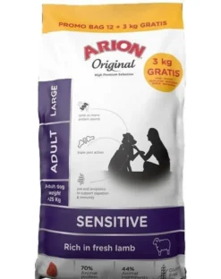 ARION Original Sensitive Adult Large Lamb Rice 15 kg (12 + 3 kg gratis)