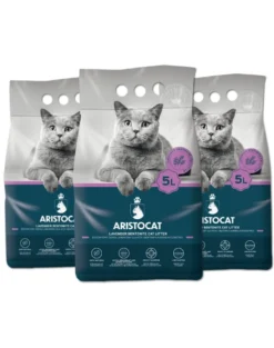 ARISTOCAT Lettiera in bentonite alla lavanda 15l (3x5l)