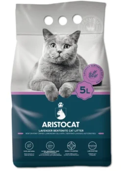 ARISTOCAT Lettiera in bentonite alla lavanda 15l (3x5l)