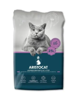 ARISTOCAT Lettiera in bentonite al profumo di lavanda 25l