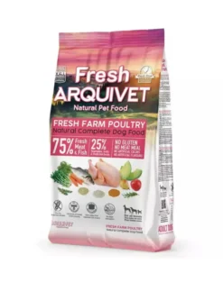 ARQUIVET Fresh Cibo semi-umido per cani pollo e pesce oceanico 10 kg