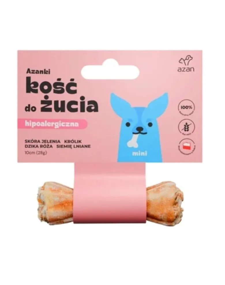 AZANKI Ossa di cervo per cani Mini 10cm