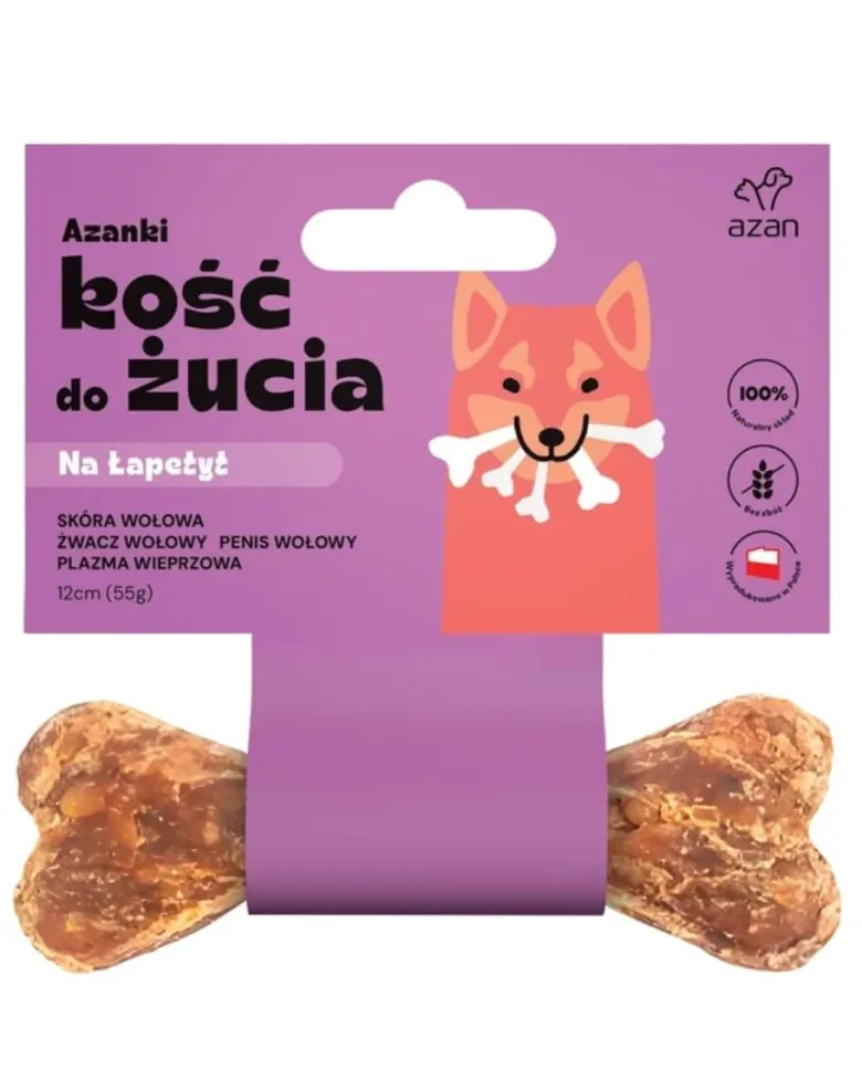 AZANKI Osso da masticare NA ŁAPETYT per i cani schizzinosi 12cm