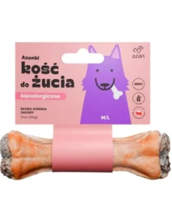 AZANKI Osso di pelle di cavallo per cani M/L 17cm