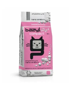 BAZYLAg+ Compact 10l lettiera in bentonite inodore con ioni d'argento