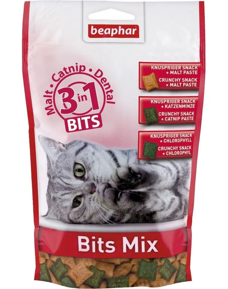 BEAPHAR Bits mix 150 g snack per gatti 3 in 1