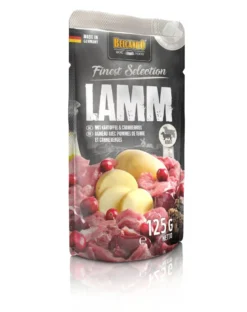 BELCANDO Finest Selection Agnello, patate e mirtilli rossi 24 x 125g cibo umido per cani